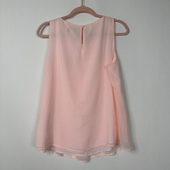 2/$30 NWT White House Black Market Sleeveless Pleat Front Shell Roccoco #A0028 - Picture 4 of 8